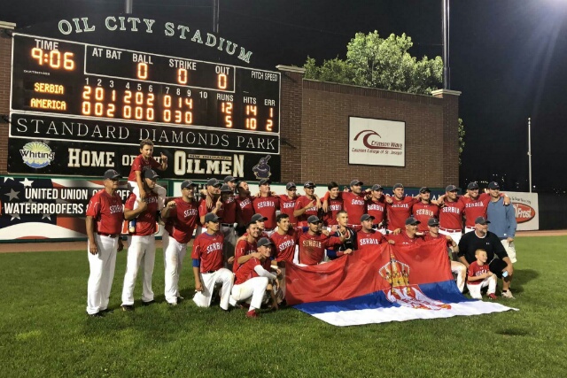Bejzbol reprezentacija Srbije osvojila međunarodni turnir u SAD-u